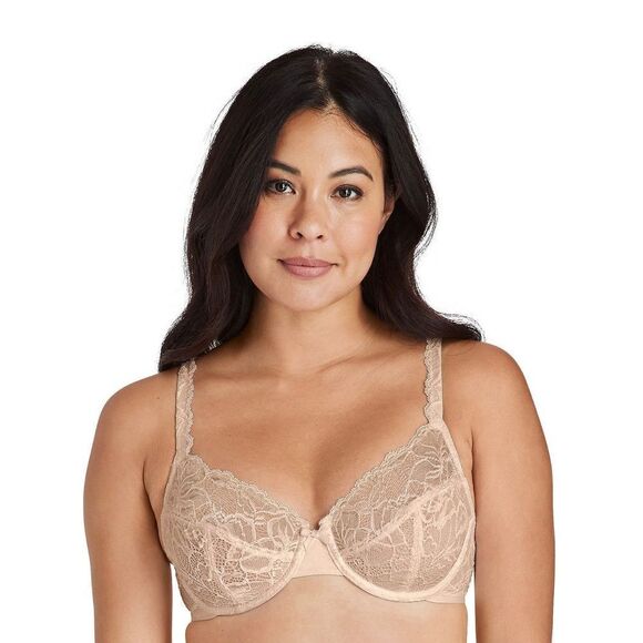 Bali Lace NWT Desire Underwire Bra Adjustable Comfort-U Straps 34B - Picture 3 of 5